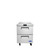 Atosa MGF8423GR 27.5"W Worktop Refrigerator with Drawers, Backsplash & R290 Refrigerant, Stainless Steel Exterior & Interior, Rear Bottom Mount, 7.15 Cu/Ft.