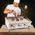 Atosa ATG-2424-C 24"W CookRite Thermostatic Chrome Plated Countertop Natural Gas Griddle, Stainless Steel Exterior & Interior, 2 Burners, 60,000 Total BTUs