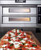 AMPTO PZA-8US 40.25"W Double Electric Pizza Deck Oven,Pizza Bake Oven, (8) 12" Pizza Capacity, (2) 28.35"W x 28.35"D x 5.5"H Cooking Deck Surface, 6 kW
