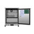 Atosa AUF24SD 24"W Undercounter Reach In Freezer, (1) Section (1) Hinged Solid Door, Rear Mount Self Contained,(2) Shelves 3.7 Cu.Ft Capacity, R290 Refrigerant