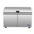 Atosa AUF48SD 48"W Undercounter Reach In Freezer, (2) Section (2) Hinged Solid Door, Rear Mount Self Contained,(4) Shelves 11.8 Cu.Ft Capacity, R290 Refrigerant