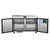 Atosa AUF48SD 48"W Undercounter Reach In Freezer, (2) Section (2) Hinged Solid Door, Rear Mount Self Contained,(4) Shelves 11.8 Cu.Ft Capacity, R290 Refrigerant