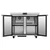 Atosa AUR36SD 36"W Undercounter Reach In Refrigerator, (2) Section (2) Hinged Solid Door, Rear Mount Self Contained,(4) Shelves 8.6 Cu.Ft Capacity, R290 Refrigerant