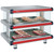 Hatco GR2SDH-48D 54.25"W Glo-Ray® Designer Horizontal Merchandising Display Warmer, Countertop, 2 Shelves, 18 Rods, 3380 Watts