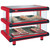 Hatco GR2SDH-48D 54.25"W Glo-Ray® Designer Horizontal Merchandising Display Warmer, Countertop, 2 Shelves, 18 Rods, 3380 Watts