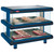 Hatco GR2SDH-54D 60.25"W Glo-Ray® Designer Horizontal Merchandising Display Warmer, Countertop, 2 Shelves, 20 Rods, 3780 Watts