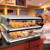 Hatco GR2SDS-24D 30.25"W Glo-Ray® Designer Slant Merchandising Display Warmer, Countertop, 2 Shelves, 10 Rods, 1640 Watts