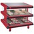 Hatco GR2SDS-54D 60.25"W Glo-Ray® Designer Slant Merchandising Display Warmer, Countertop, 2 Shelves, 20 Rods, 3780 Watts