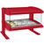 Hatco HXMH-24 27.9"W Heated LED Horizontal Merchandiser, Countertop Display, 1 Shelf, 5 Rods, Thermostatic Control, 700 Watts, Infrared Heat