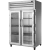 True STG2R-2G-HC 52 5/8"W SPEC SERIES Reach-In Refrigerator, (2) Glass Swing Doors, (2) Sections, Top Mount, 1/2 HP, 49.4 cu. ft.
