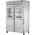 True STG2R-2HG/2HS-HC 52 5/8"W SPEC SERIES Reach-In Refrigerator, (2) Glass and (2) Solid Half Swing Doors, (2) Sections, Top Mount, 1/2 HP, 46.9 cu. ft.