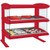 Hatco HXMH-30D 33.9"W Heated LED Horizontal Merchandiser, Countertop Display, 2 Shelves, 12 Rods, Thermostatic Control, 1800 Watts, Infrared Heat