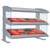 Hatco HXMS-24D 27.9"W Heated LED Slant Merchandiser, Countertop Display, 2 Shelves, 10 Rods, Thermostatic Control, 1400 Watts, Infrared Heat