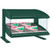 Hatco HXMS-36 39.9"W Heated LED Slant Merchandiser, Countertop Display, 1 Shelf, 7 Rods, Thermostatic Control, 1100 Watts, Infrared Heat