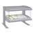 Hatco HZMH-60 63.9"W Horizontal Heated Zone Merchandiser, Countertop Display, 1 Shelf, 6 Heating Zones, 9 Rods, 2150 Watts, LED Lighting, Thermostatic Control, Infrared Heat.