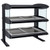 Hatco HZMH-60D 63.9"W Horizontal Heated Zone Merchandiser, Countertop Display, 2 Shelves, 12 Heating Zones, 18 Rods, 4300 Watts, LED Lighting, Thermostatic Control, Infrared Heat