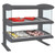 Hatco HZMH-42D 45.9"W Horizontal Heated Zone Merchandiser, Countertop Display, 2 Shelves, 8 Heating Zones, 12 Rods, 2900 Watts, LED Lighting, Thermostatic Control, Infrared Heat