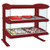Hatco HZMH-36D 39.9"W Horizontal Heated Zone Merchandiser, Countertop Display, 2 Shelves, 8 Heating Zones, 8 Rods, 2800 Watts, LED Lighting, Thermostatic Control, Infrared Heat