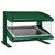 Hatco HZMS-36 39.9"W Slant Heated Zone Merchandiser, Countertop Display, 1 Shelf, 4 Heating Zones, 4 Rods, 1400 Watts, LED Lighting, Thermostatic Control, Infrared Heat