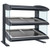 Hatco HZMS-54D 57.9"W Slant Heated Zone Merchandiser, Countertop Display, 2 Shelves, 12 Heating Zones, 12 Rods, 4200 Watts, LED Lighting, Thermostatic Control, Infrared Heat