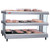Hatco GR3SDH-33D 33.18"W Glo-Ray® Horizontal Heated Glass Merchandising Warmer, Countertop Display, 2 Shelves, 18 Rods, 2227 Watts, LED Lighting, Thermostat, Heated Glass Shelves