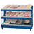 Hatco GR3SDS-39D 39.18"W Glo-Ray® Slant Heated Glass Merchandising Warmer, Countertop Display, 2 Shelves, 21 Rods, 2685 Watts, LED Lighting, Thermostat, Heated Glass Shelves