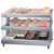 Hatco GR3SDS-27D 27.18"W Glo-Ray® Slant Heated Glass Merchandising Warmer, Countertop Display, 2 Shelves, 15 Rods, 1769 Watts, LED Lighting, Thermostat, Heated Glass Shelves