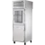 True STR1RPT-1HG/1HS-1S-HC 27 1/2"W SPEC SERIES Pass-Thru Refrigerator, Glass/Solid Half Front Doors, Solid Rear Swing Door, (1) Section, Top Mount, 1/4 HP, 25.3 cu. ft.