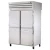 True STG2DT-4HS-HC 52 5/8"W SPEC SERIES Reach-In Dual Temperature Refrigerator/Freezer, (4) Solid Half Swing Doors, (2) Sections, Top Mount, 1/4 HP Refrigerator & 1/2 HP Freezer