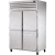 True STR2F-4HS-HC 52 5/8"W SPEC SERIES Reach-In Freezer, (4) Solid Half-Height Swing Doors, (2) Sections, Top Mount, 1 1/4 HP, 47.7 cu. ft.