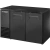 True TBB24-48-2S-Z1-BST-B-1 48 1/8"W Single Zone Back Bar Cooler, (2) Solid Swing Doors, Black Exterior and Black Sub Top, 1/5 HP, 11.8 cu. ft.