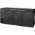 True TBB24-72-3S-Z1-BST-B-1 72 1/8"W Single Zone Back Bar Cooler, (3) Solid Swing Doors, Black Exterior and Black Sub Top, 1/4 HP, 20.52 cu. ft.