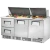 True TFP-72-30M-D-2-HC 72 1/8"W Refrigerated Sandwich/Salad Prep Table, (2) Solid Doors and (2) Drawers, (30) 1/6-Size Top Pans, 8" Cutting Board, 1/2 HP, 27.3 cu. ft.