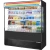 True TOAM-72GS-HC~TSL01 72"W Open Air Merchandiser Refrigerator with Glass Sides and Illuminated Sign Panel, Open Front, Bottom Mount, (3) 3/4 HP Compressors, 47.5 cu. ft.