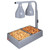 Hatco LW-2 12.375"W Portable Lamp Warmer with Two Infrared Heat Lamps, Adjustable Height Stand, 120 Volts, 500 Watts