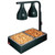 Hatco LW-2 12.375"W Portable Lamp Warmer with Two Infrared Heat Lamps, Adjustable Height Stand, 120 Volts, 500 Watts