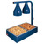 Hatco LW-2 12.375"W Portable Lamp Warmer with Two Infrared Heat Lamps, Adjustable Height Stand, 120 Volts, 500 Watts
