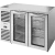 True TBR48-RISZ1-L-S-GG-1 Stainless Steel Single-Zone Reach-In Back Bar Refrigerator, Glass Swing Doors, Left Side Mount, 1/5 HP, 11.7 cu. ft.