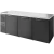 True TBR84-PTSZ1-L-B-SSS-SSS-1 84"W Black Single-Zone Pass-Thru Back Bar Refrigerator, (3) Solid Front and (3) Solid Rear Swing Doors, (3) Sections, Left Side Mount, 1/4 HP, 27 cu. ft.