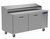Randell 8268N-290-PCB Two Section 68” W 17.76 cu ft Refrigerated Raised Condiment Narrow Rail Prep Table
