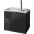 True TDR36-PTSZ1-L-B-S-S-1 36"W Black Single-Zone Pass-Thru Draft Beer Dispenser, (1) Solid Front and (1) Solid Rear Swing Door, (1) Section, (1) Single-Faucet Draft Tower, Left Side Mount, 1/5 HP, 8.2 cu. ft.