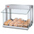 Hatco GRHW-1SGS Glo-Ray® Mini-Merchandiser, 22.25" W, Single Slant Shelf, Heated Base, Sneeze Guard, Sign Holder, 2 Bulbs, 120 Volts, 820 Watts