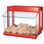 Hatco GRHW-1SGS Glo-Ray® Mini-Merchandiser, 22.25" W, Single Slant Shelf, Heated Base, Sneeze Guard, Sign Holder, 2 Bulbs, 120 Volts, 820 Watts