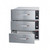 Hatco HDW-3BN Built-In Narrow Drawer Warmer, 19.46"W, 3 Drawers, Adjustable Humidity Vents, Includes Three 6" Deep Food Pans, Hardwired with 4' Flexible Conduit, 1350 Watts