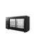 Atosa SBB69SGGRAUS2 69"W Back Bar Cooler w/ Sliding Glass Door Shallow Depth, (2) Doors (4) Shelves 18.6 Cu.Ft Capacity, Refrigerant R290, Black Exterior