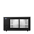 Atosa SBB69SGGRAUS2 69"W Back Bar Cooler w/ Sliding Glass Door Shallow Depth, (2) Doors (4) Shelves 18.6 Cu.Ft Capacity, Refrigerant R290, Black Exterior