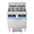 Atosa AEFF-50-2 34"W CookRite Open Fryer w/ Filtration System, Electric, Full Vat, (2) 50lb Oil Capacity Tank, (4) Fryer Basket, (2) 17 kW