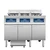 Atosa AEFF-50-3 51"W CookRite Open Fryer w/ Filtration System, Electric, Full Vat, (3) 50lb Oil Capacity Tank, (6) Fryer Basket, (3) 17 kW