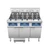 Atosa AEFF-50-3 51"W CookRite Open Fryer w/ Filtration System, Electric, Full Vat, (3) 50lb Oil Capacity Tank, (6) Fryer Basket, (3) 17 kW