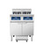 Atosa AEFF-50-2T 34"W CookRite Open Fryer w/ Filtration System, Electric, Left Full & Right Split Vat, (1) x 50lb+(2) x 25lb Oil Capacity Tank, (2) Fryer Basket/Tank, 17kW + 2x(8.5)kW